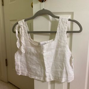 White Zara tank top